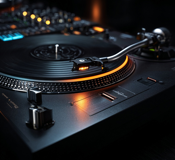 DJ-Plattenspieler für musikalische Begleitung eines Events